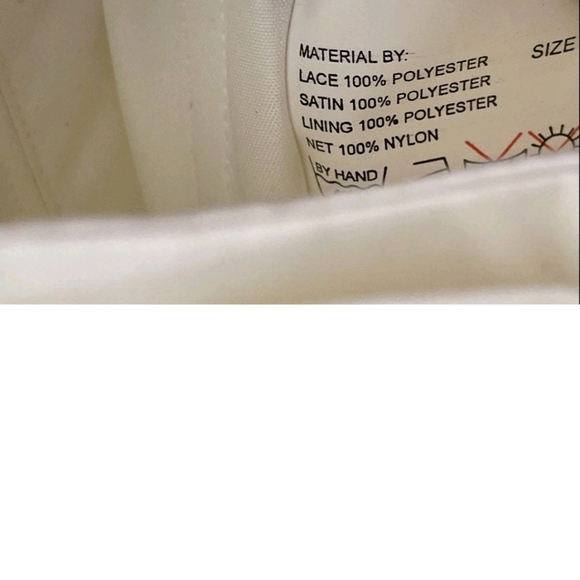 New!!! Tags!! Da Vini Elegant Cream Lace Dress and Corset Set Size 6 - Picture 6 of 10